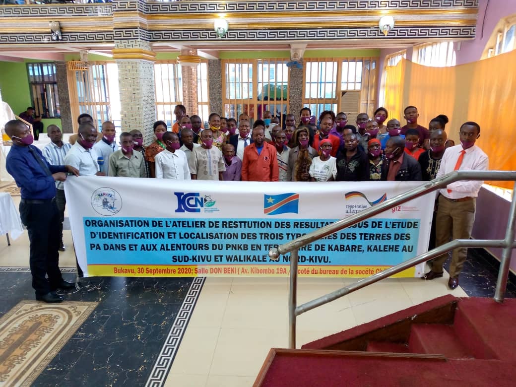 Photo de groupe — Atelier de restitution à Bukavu, 30 septembre 2020